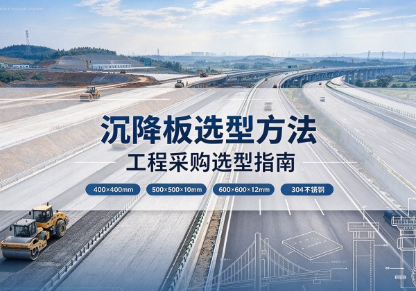 东昌沉降板选择方法